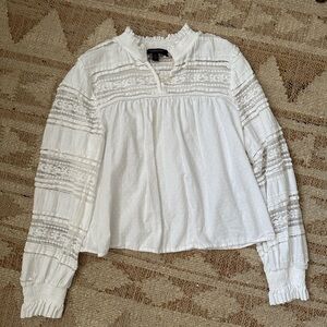 Doen-like white blouse